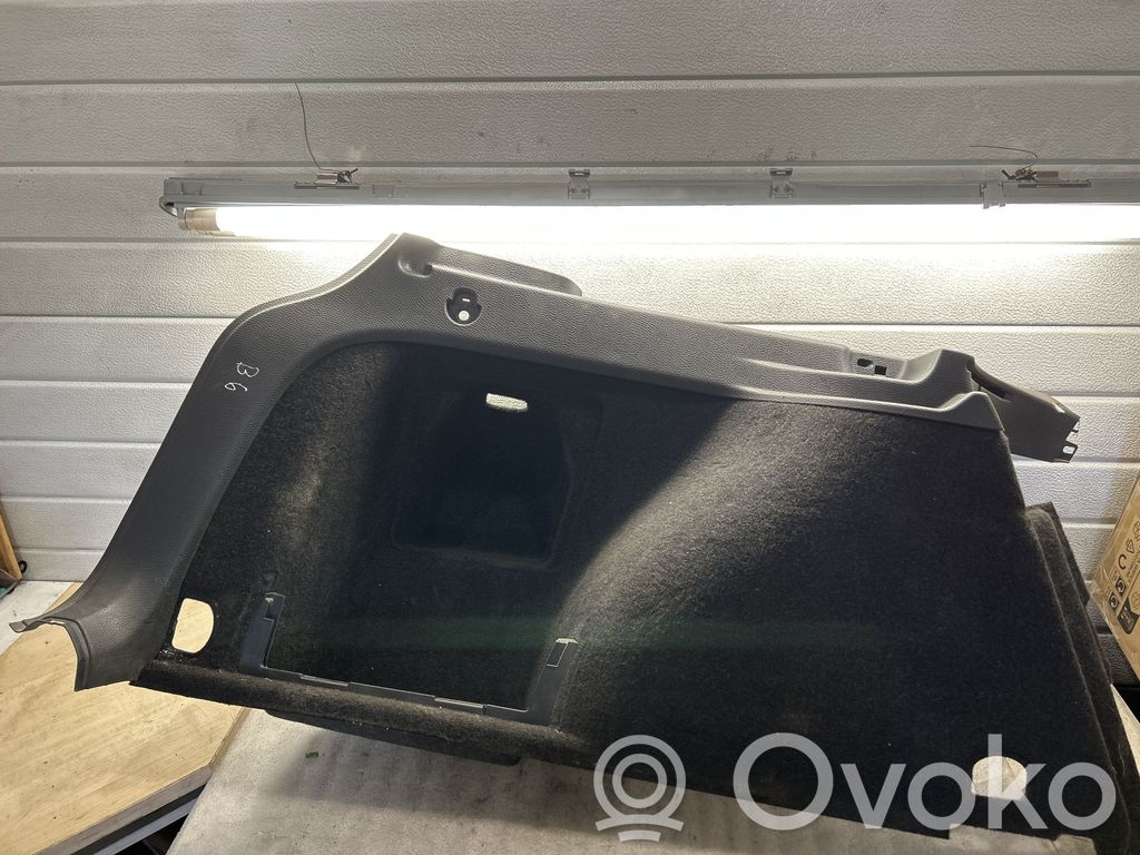 Volkswagen PASSAT B6 Osłona tylna tunelu środkowego 