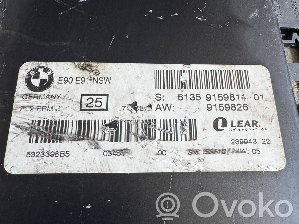 BMW 3 E90 E91 Šviesų modulis 