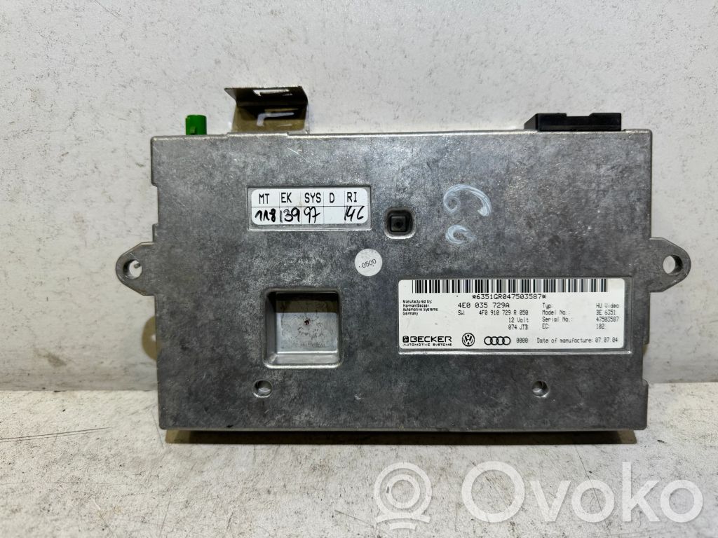 Audi A6 S6 C6 4F Inne komputery / moduły / sterowniki 