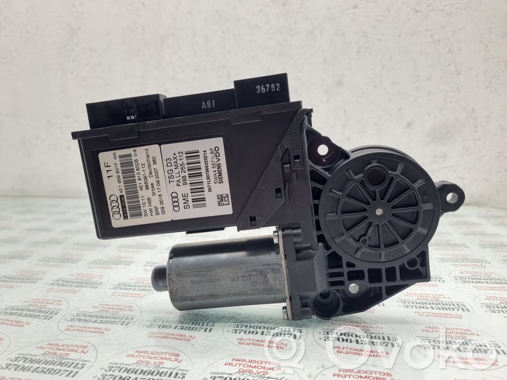 Audi A8 S8 D3 4E Front door window regulator motor 