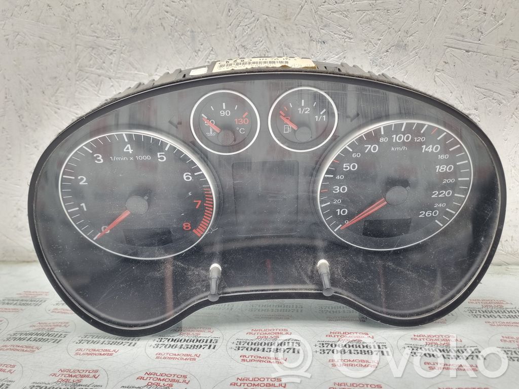 Audi A3 S3 8P Velocímetro (tablero de instrumentos) 