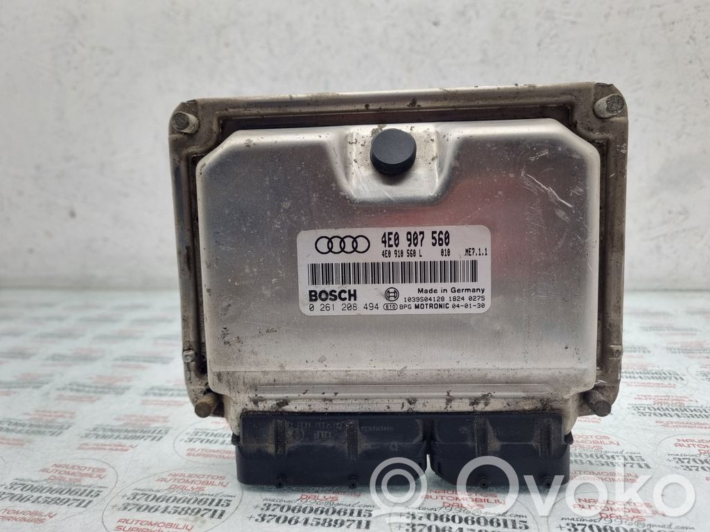 Motorsteuergerät/-modul   4E0907560