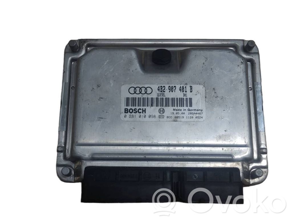 Engine control unit/module   4B2907401B,0281010098,28SA4467