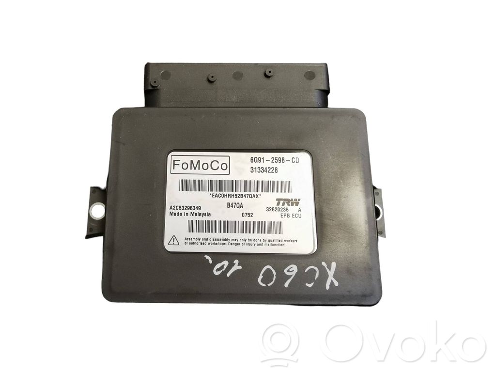 Volvo XC60 Hand brake control module 
