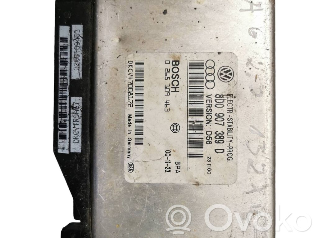 ESP (stability system) control unit   8D0907389D,0265109463