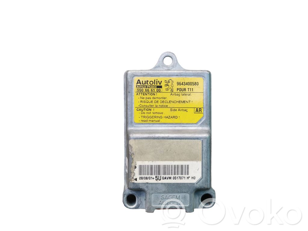 Peugeot 206 Airbag control unit/module 