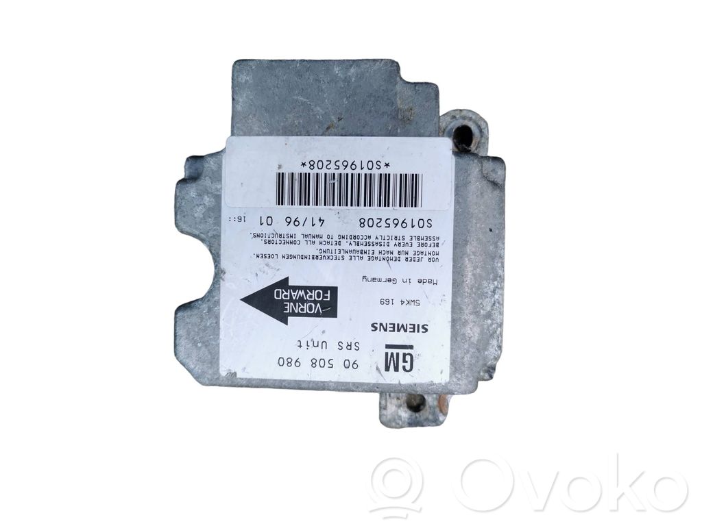 Opel Vectra B Sterownik / Moduł Airbag 
