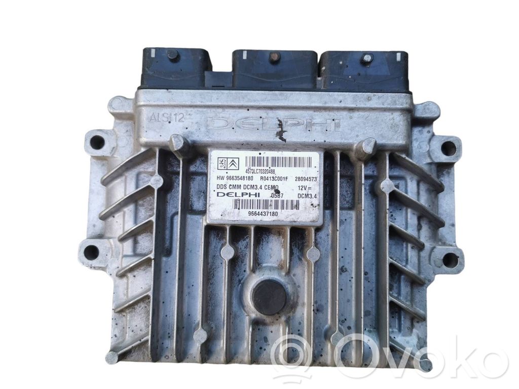 Engine control unit/module   9664437180,9663548180,4573LC70320488
