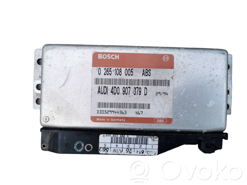 ABS control unit/module   4D0907379D,0265108005