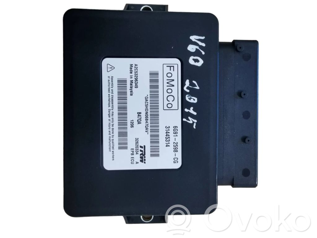 Volvo V60 Hand brake control module 