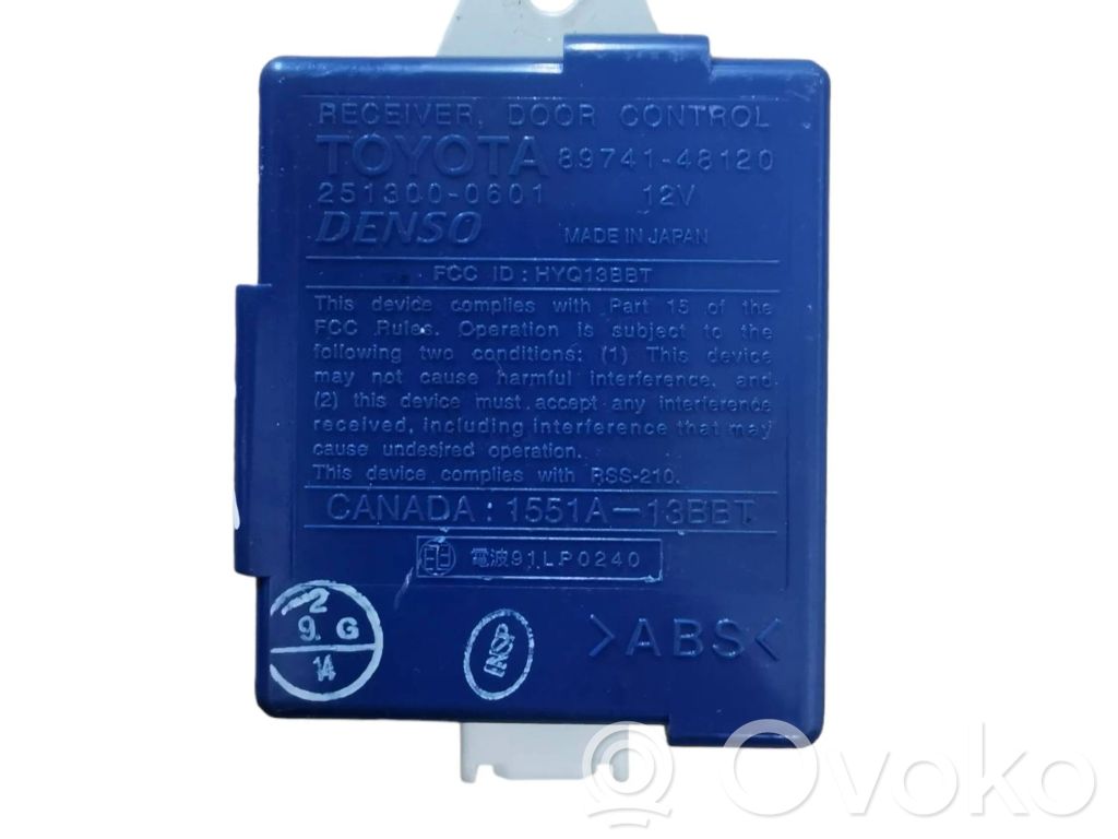 Moduł / Sterownik systemu uruchamiania bezkluczykowego   8974148120,91LP0240,2513000601,1551A13BBT