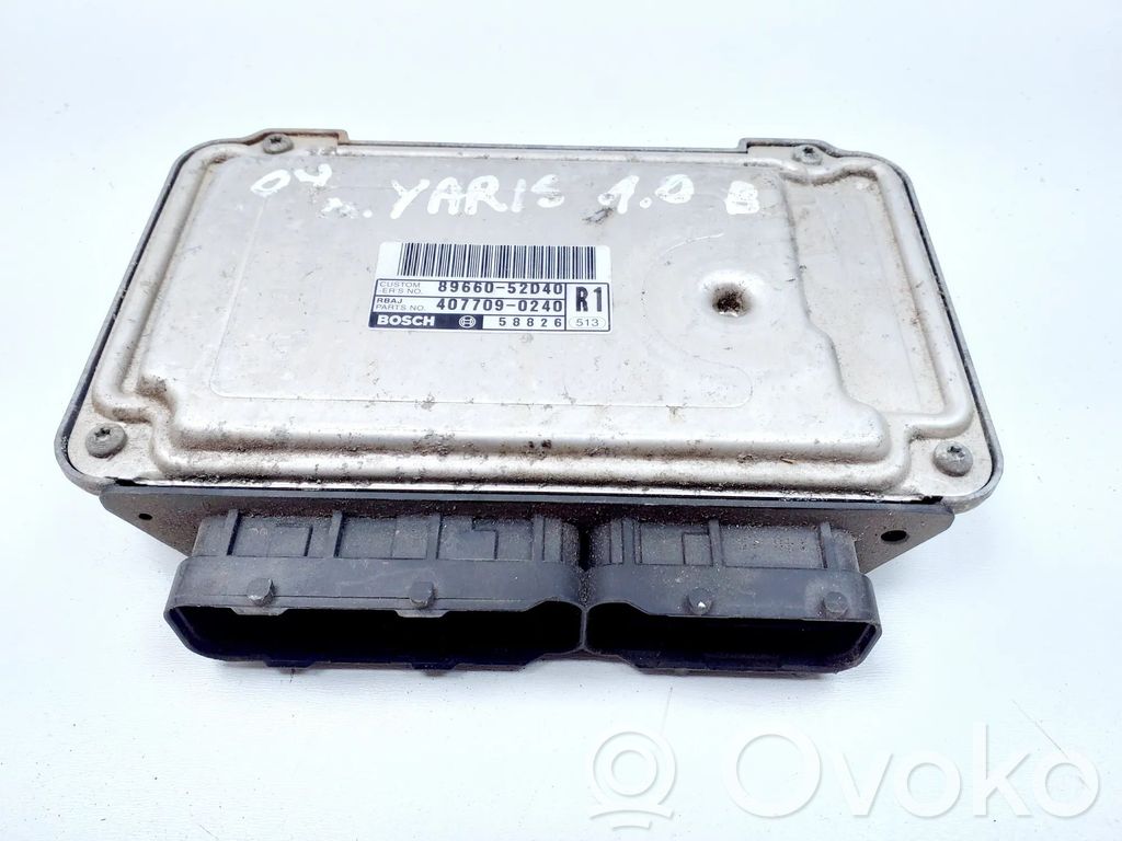 Toyota Yaris Engine control unit/module 