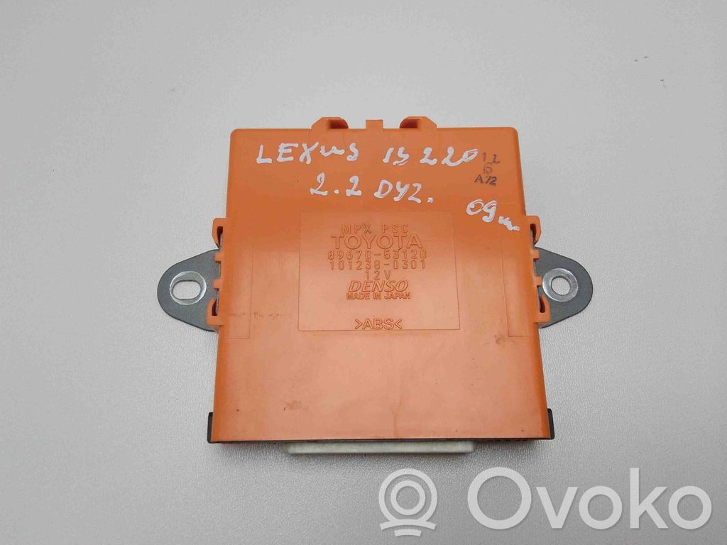 Lexus IS 220D-250-350 Unidad de control/módulo ECU del motor 