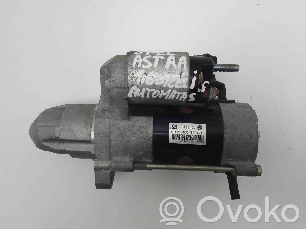 Opel Astra K Rozrusznik 