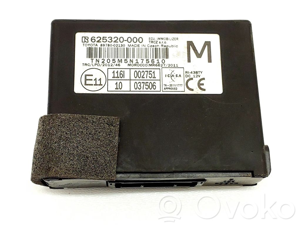 Toyota Auris E180 Unidad de control/módulo inmovilizadora 