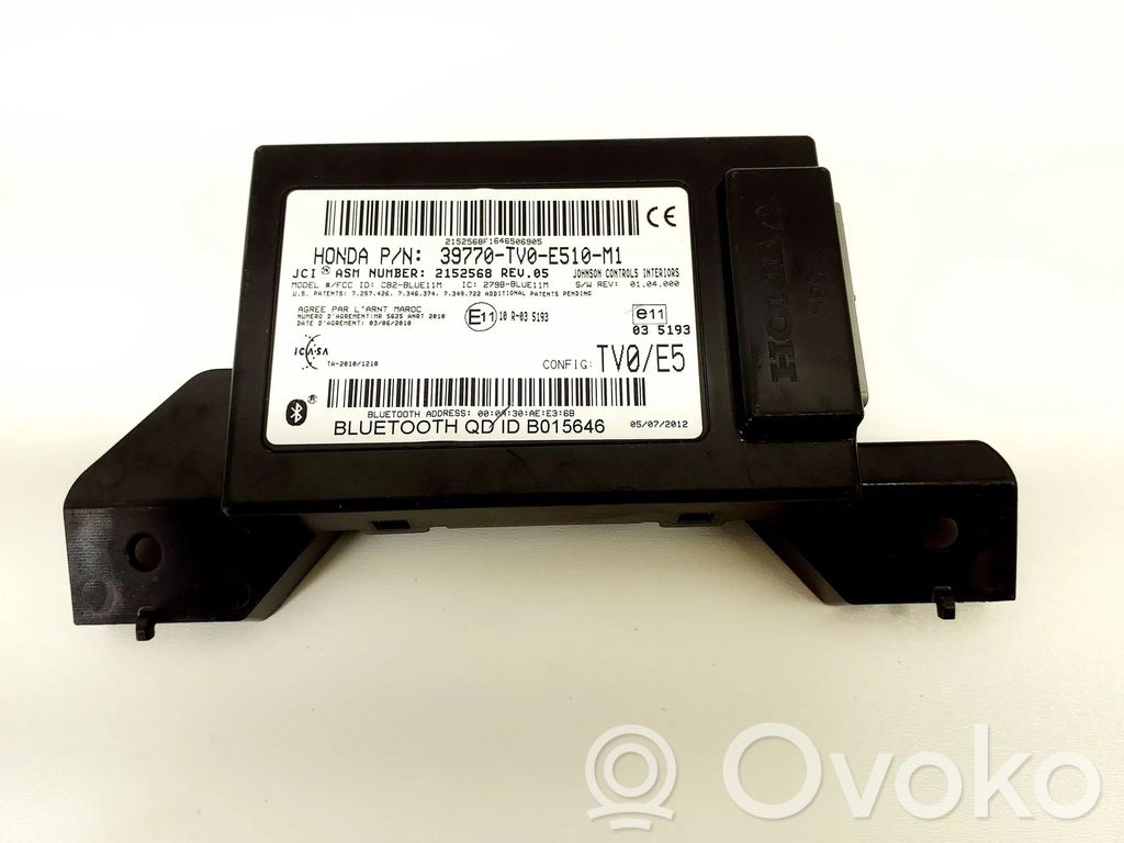 Honda Civic IX Module unité de contrôle Bluetooth 
