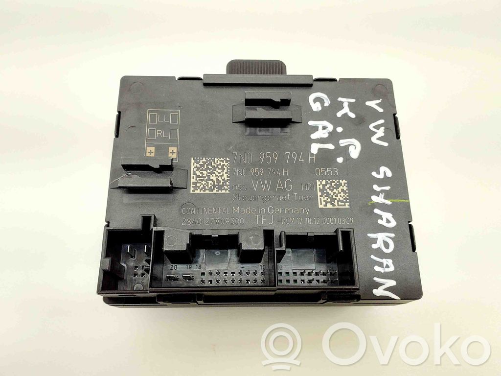 Volkswagen Sharan Door control unit/module 