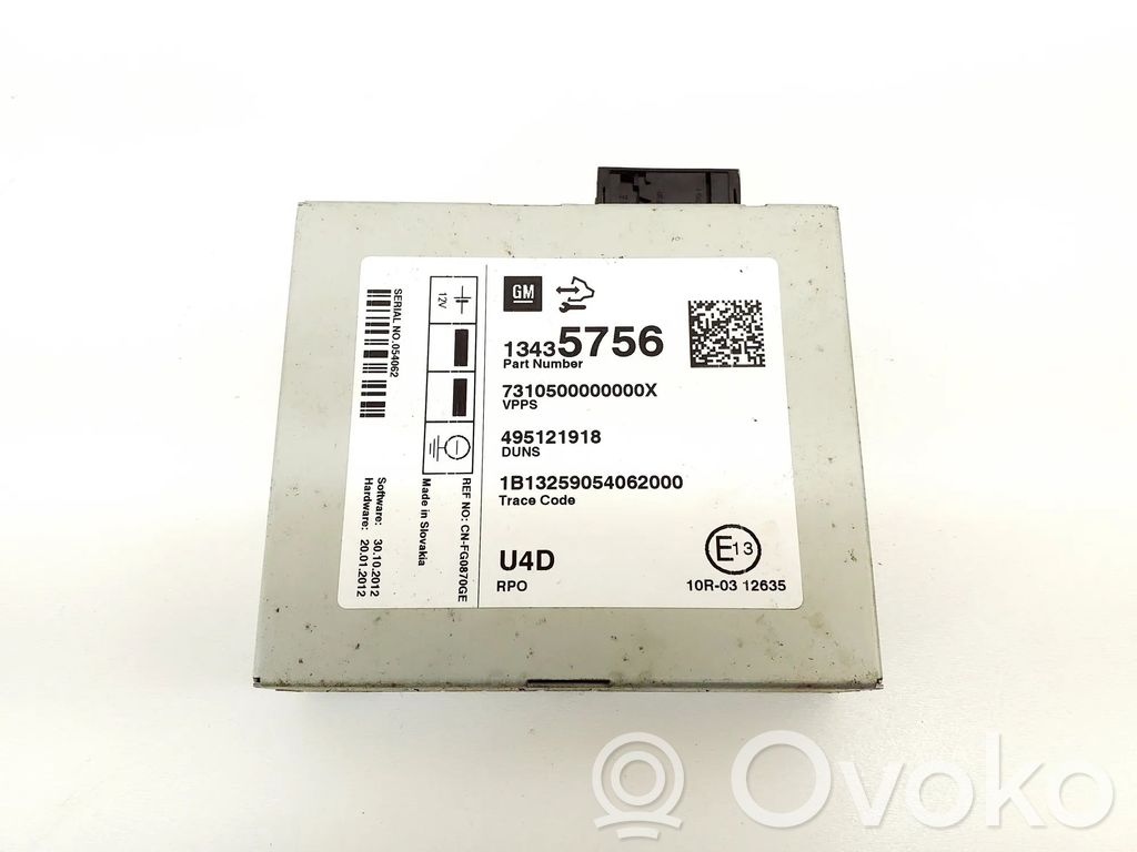 Opel Zafira C Other devices 