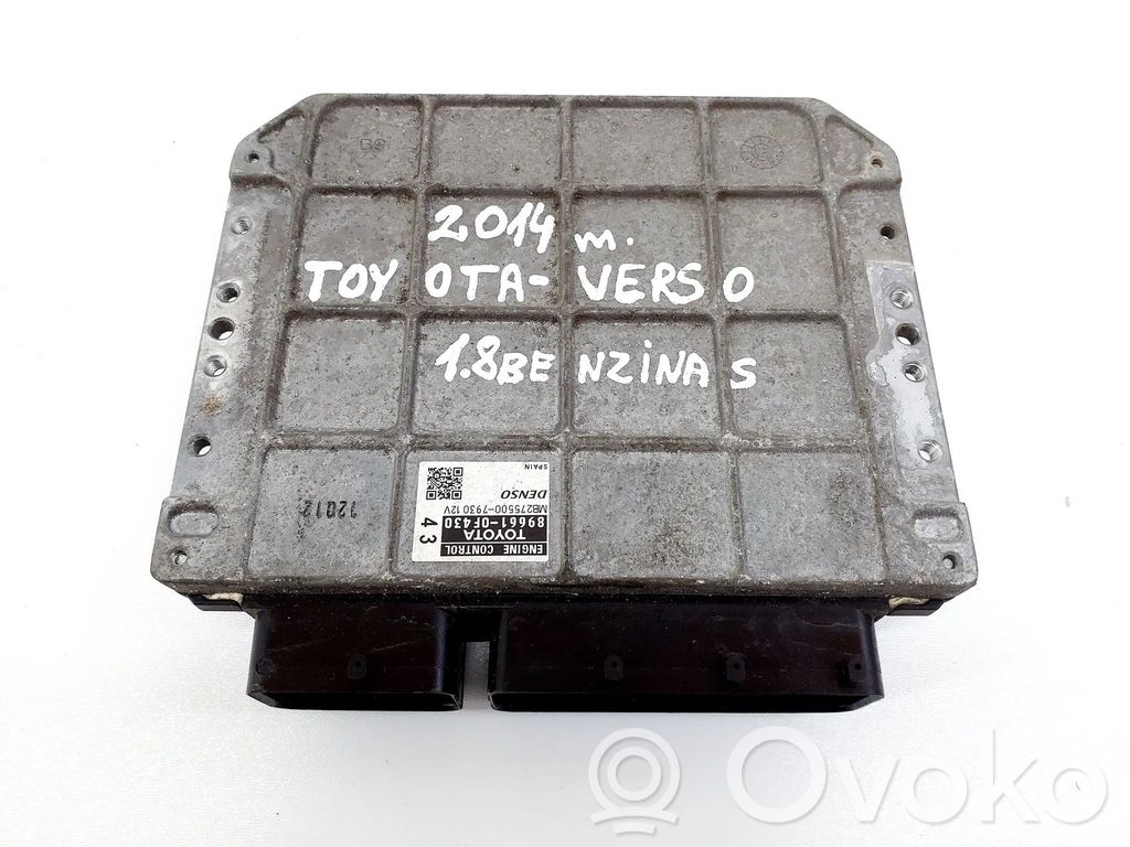 Toyota Verso-S Engine control unit/module 