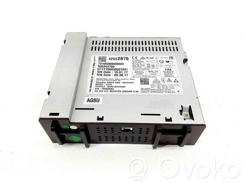 Opel Insignia B GPS navigation control unit/module 