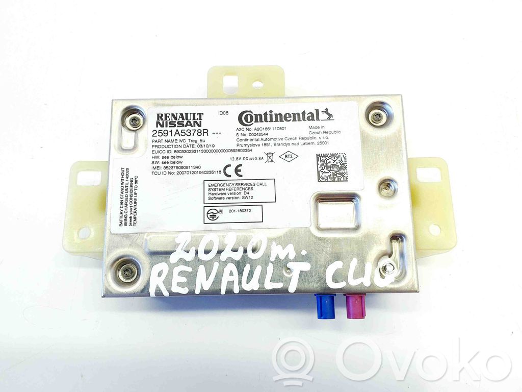 Renault Clio V Bluetooth control unit module 