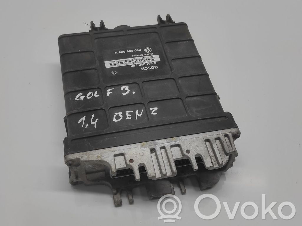 Engine control unit/module   0261200750,030906026K