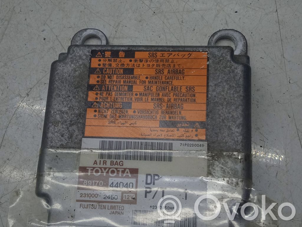 Toyota Avensis T250 Airbag control unit/module 