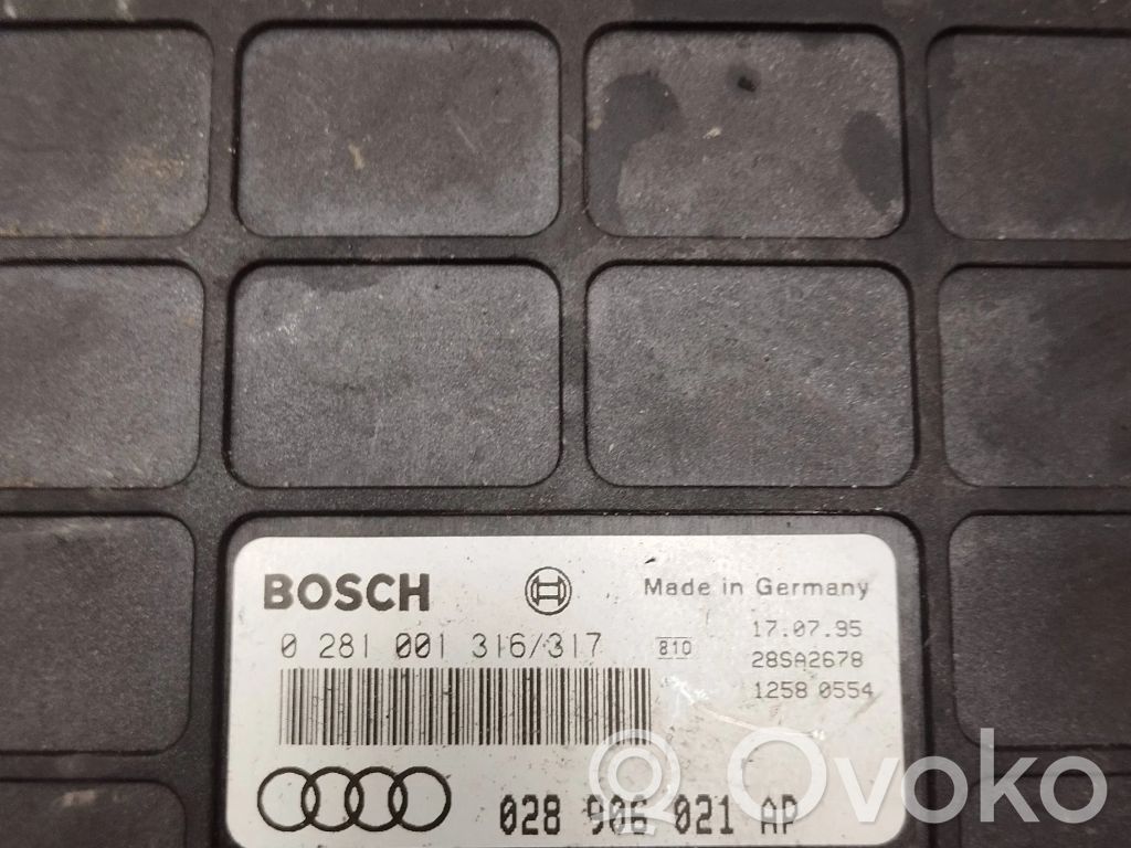 Audi 80 90 S2 B4 Engine control unit/module 