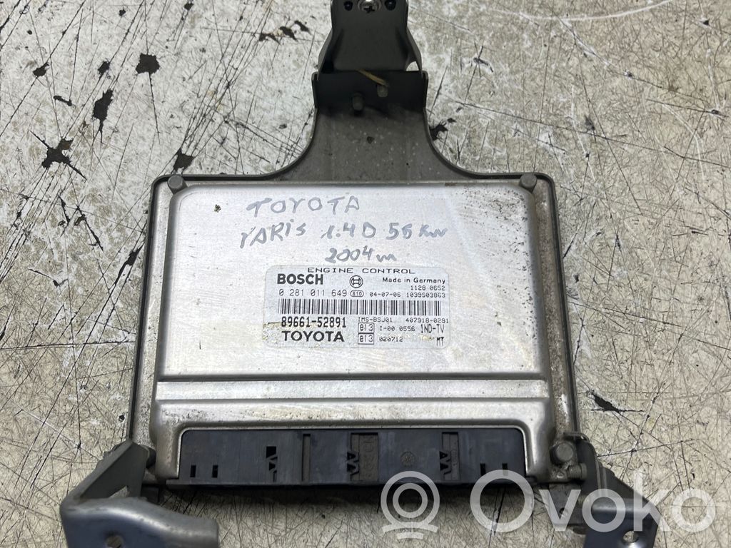 Toyota Yaris Engine control unit/module 