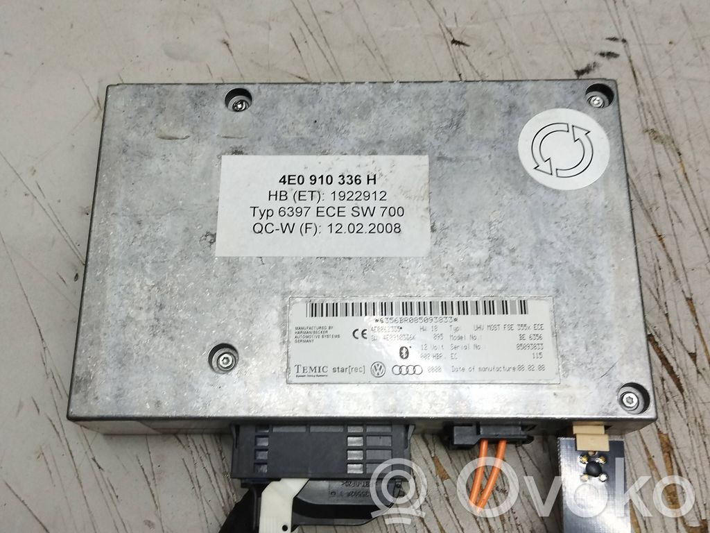 Audi A6 S6 C6 4F Bluetooth modulis 
