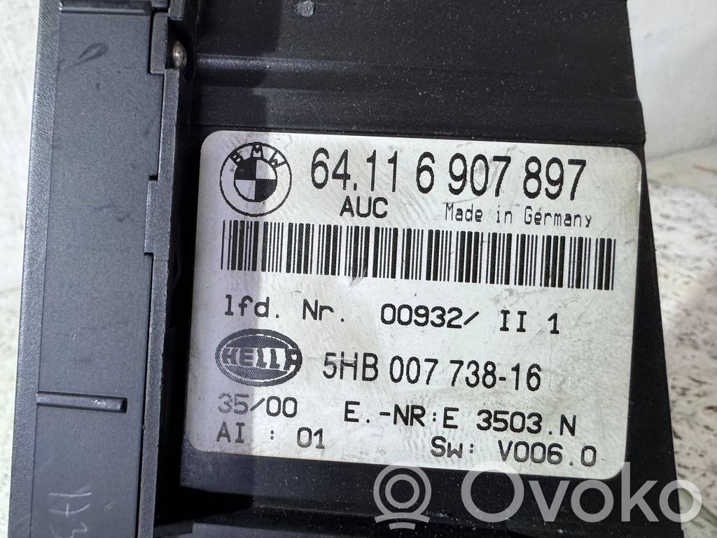 BMW 3 E46 Climate control unit 