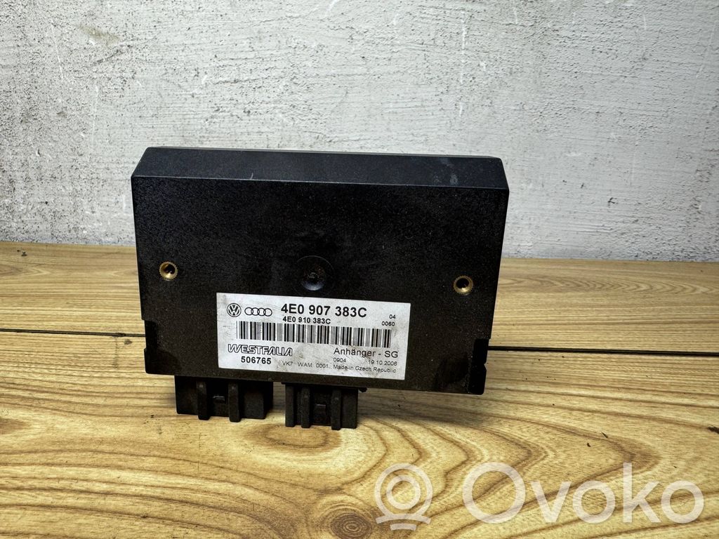 Audi Q7 4L Tow bar trailer control unit/module 