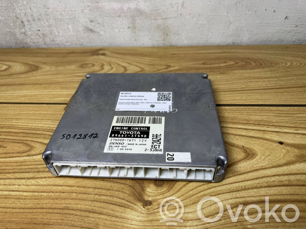 Toyota Camry Sterownik / Moduł ECU 