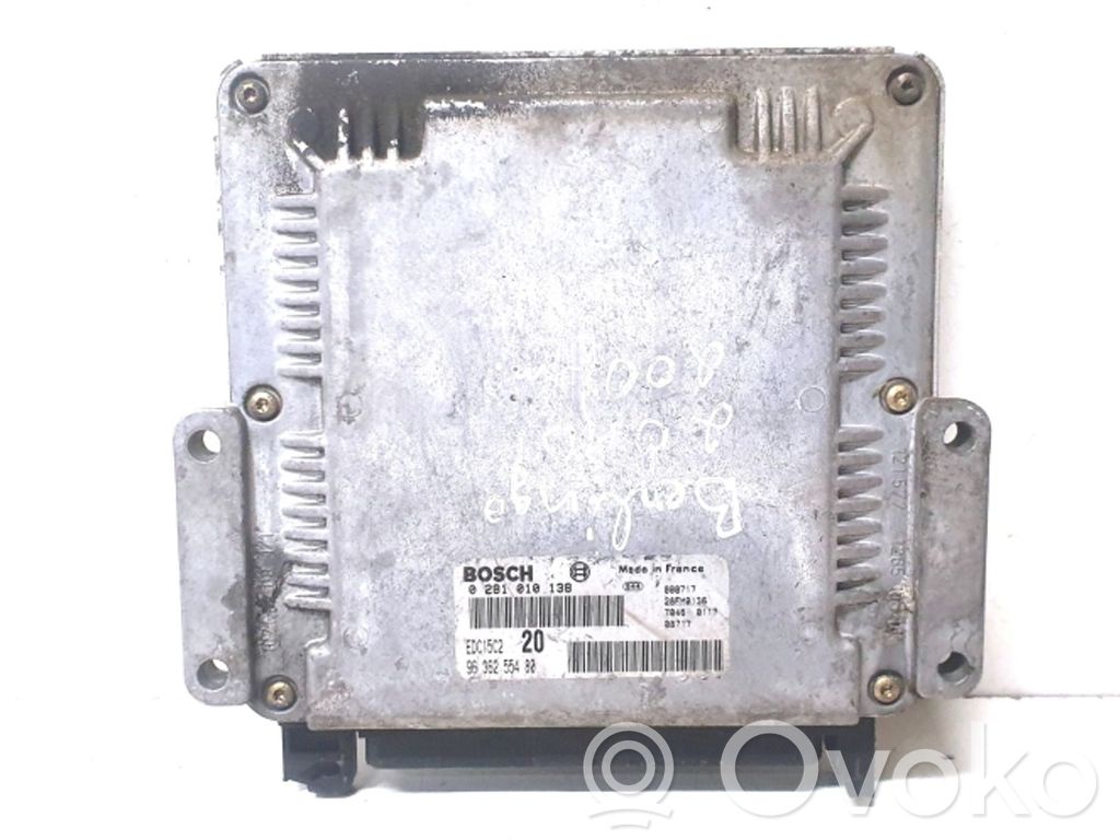 Citroen Berlingo Engine control unit/module 