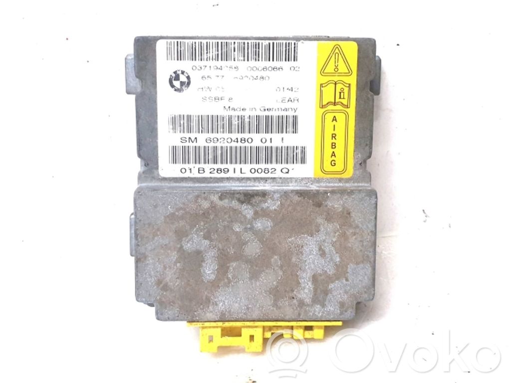 BMW 7 E65 E66 Module de contrôle airbag 