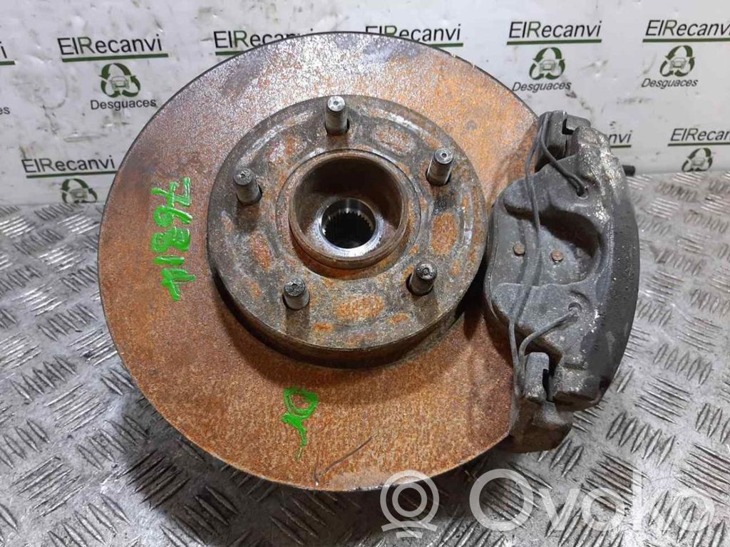 Front wheel hub spindle knuckle