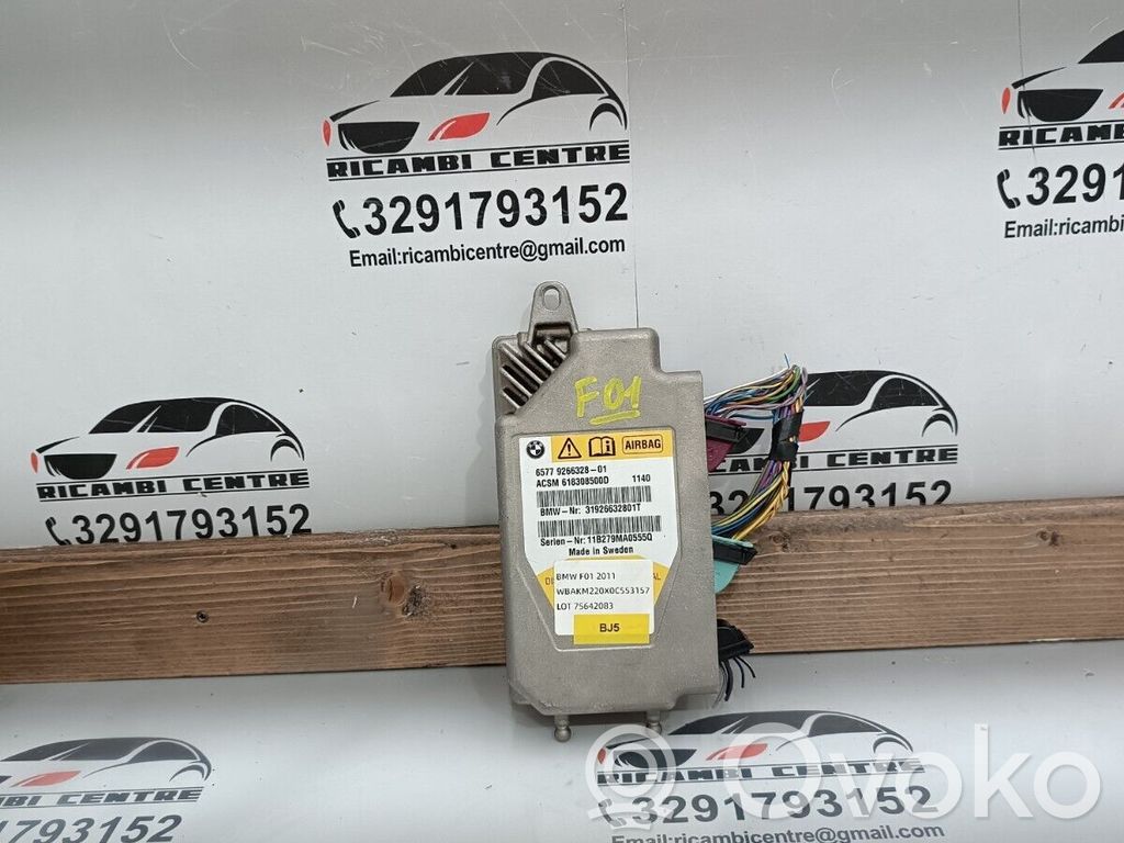 BMW 7 F01 F02 F03 F04 Sterownik / Moduł Airbag 
