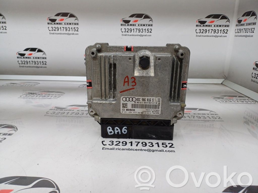 Engine control unit/module ECU   03C906016S,0261S04859,03C906016S8P0,03C990990N,1039S35649,125CV