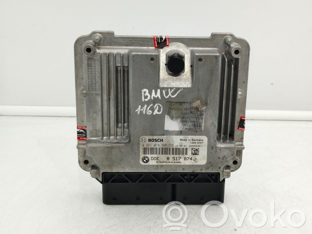 BMW 1 F20 F21 Engine control unit/module ECU 