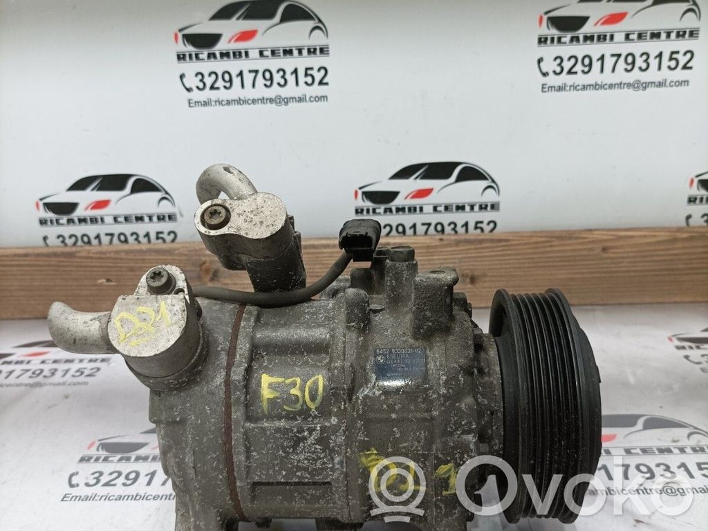 BMW 3 F30 F35 F31 Compresseur de climatisation 