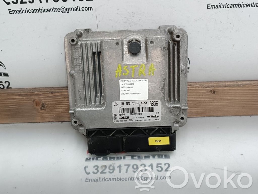 Opel Astra J Engine control unit/module ECU 