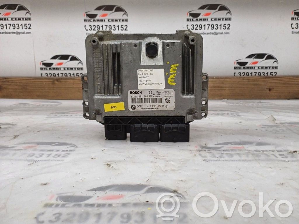 Mini One - Cooper Coupe R56 Engine control unit/module ECU 