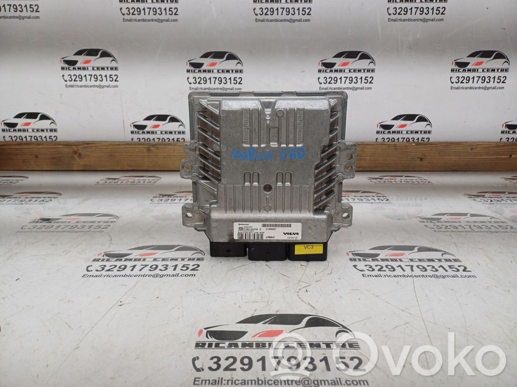 Volvo V60 Unité de commande, module ECU de moteur 