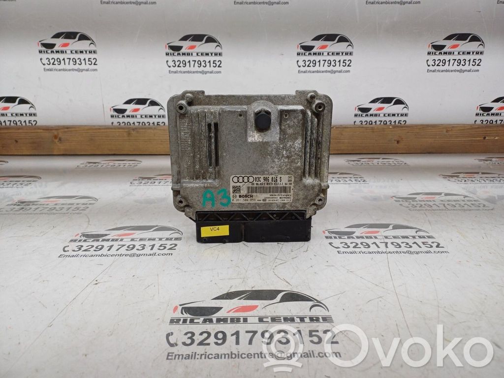 Engine control unit/module ECU   03C906016S,0261S04859,BOSCH