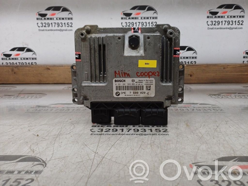 Mini One - Cooper Coupe R56 Engine control unit/module ECU 