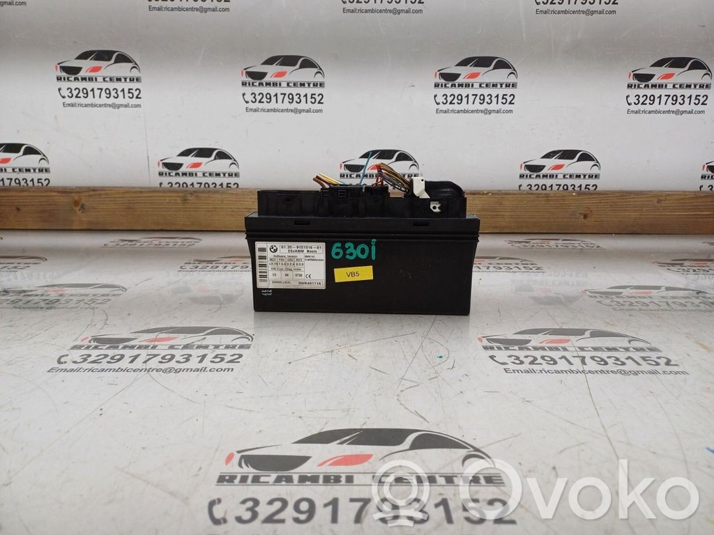 BMW 6 E63 E64 Unité de commande, module ECU de moteur 