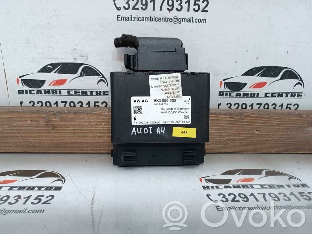 Módulo de control de arranque/parada   8K0959663D,111002109,8K0959663,8K0959663D,CDG001