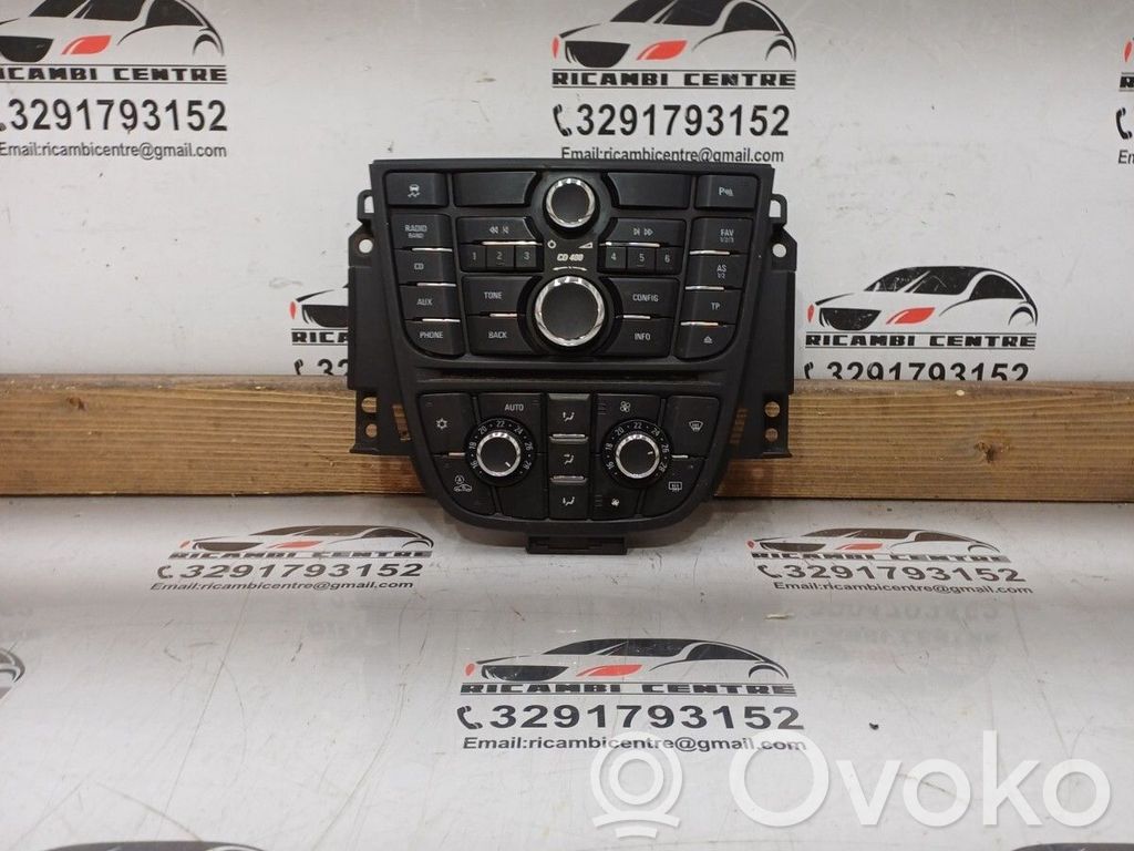 Opel Astra J Climate control unit 