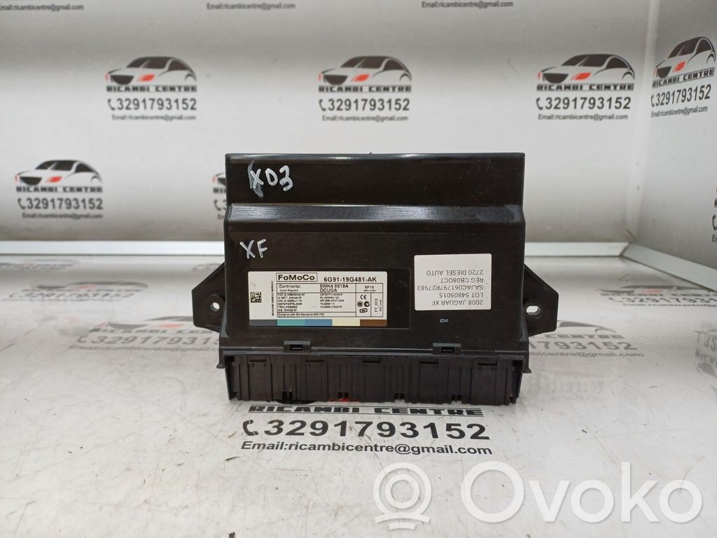 Jaguar XF Keyless (KESSY) go control unit/module 