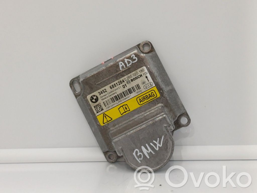 BMW X3 F25 Sterownik / Moduł Airbag 